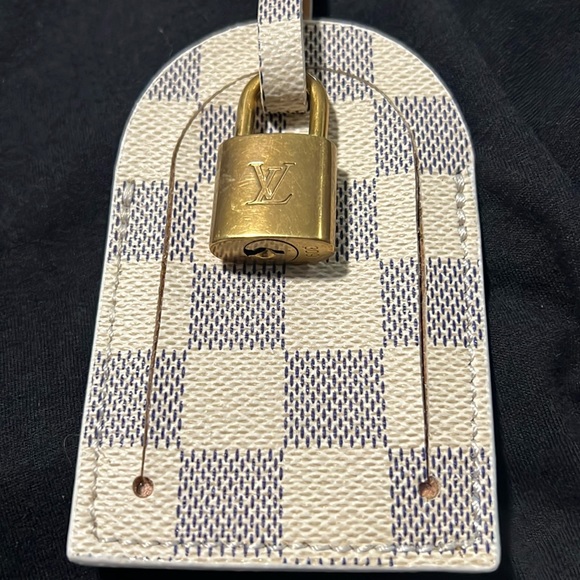 Authentic azur canvas repurposed w authentic lock - Picture 2 of 3